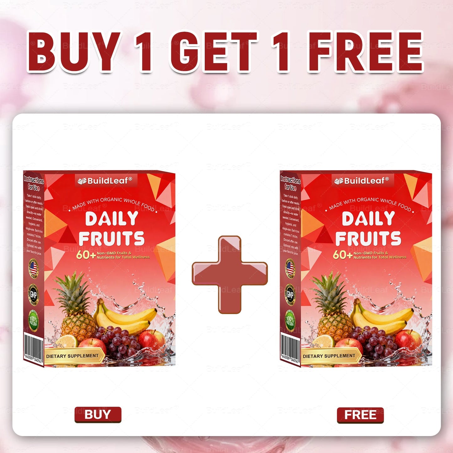 🍇 𝑩𝒖𝐢𝒍𝒅𝑳𝒆𝐚𝒇® Complete Your Wellness · Add 60+ Superfruits for Energy & Immunity · 70% OFF Today Only!