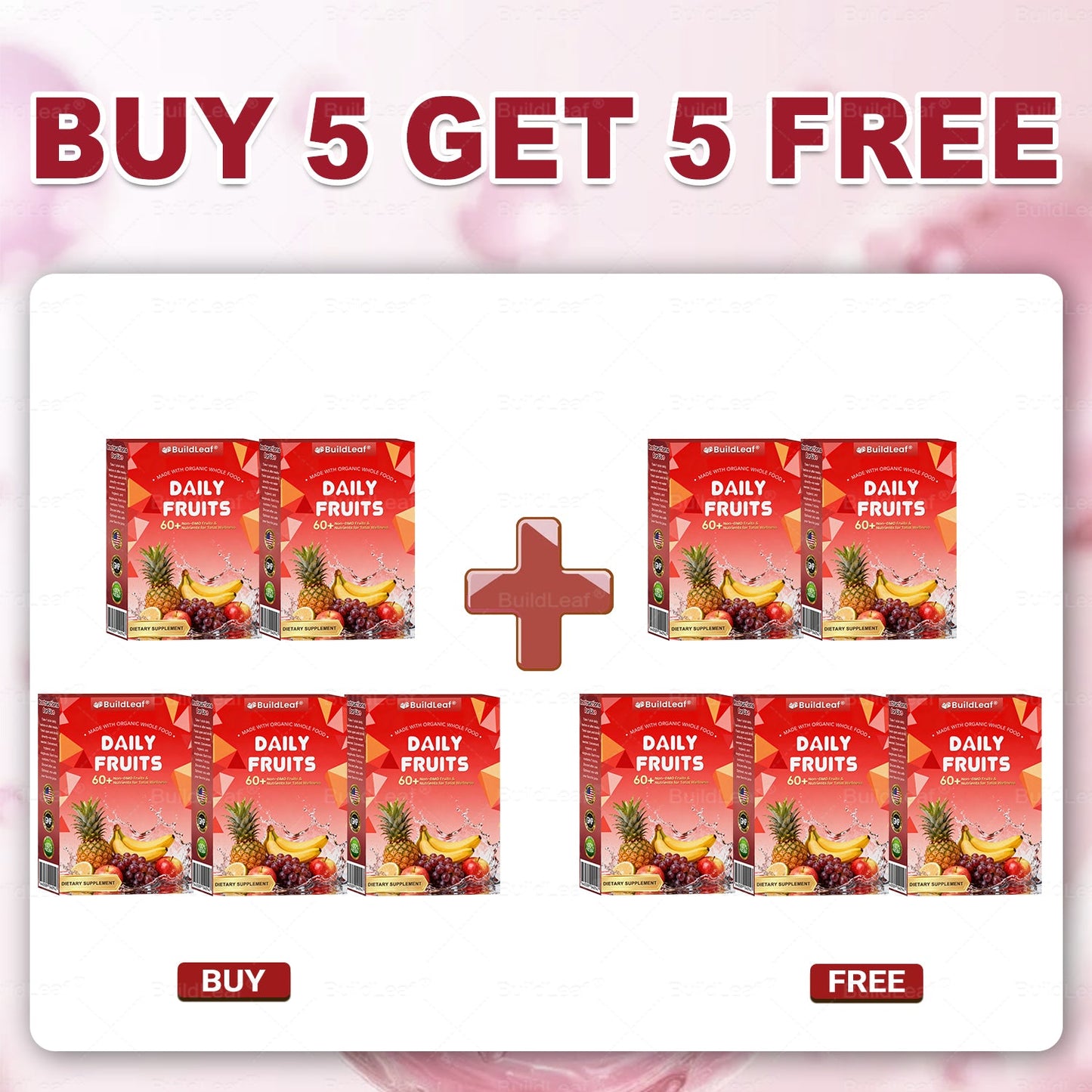 🍇 𝑩𝒖𝐢𝒍𝒅𝑳𝒆𝐚𝒇® Complete Your Wellness · Add 60+ Superfruits for Energy & Immunity · 70% OFF Today Only!
