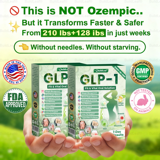 🔥✨𝑩𝒖𝐢𝒍𝒅𝑳𝒆𝐚𝒇® GL𝐏-1 6-𝒊𝒏-1 𝑯𝒆𝒂𝒍𝒕𝒉 𝑺𝒐𝒍𝒖𝒕𝒊𝒐𝒏 𝖮𝗋𝖺𝗅 𝐋𝐢𝐪𝐮𝐢𝐝 (𝑱𝒖𝒔𝒕 𝒐𝒏𝒄𝒆 𝒂 𝒅𝒂𝒚, 𝘃𝗶𝘀𝗶𝗯𝗹𝗲 𝗰𝗵𝗮𝗻𝗴𝗲𝘀 𝗶𝗻 𝟳 𝗱𝗮𝘆𝘀） ✅ 𝘍𝘰𝘳 𝘰𝘣𝘦𝘴𝘪𝘵𝘺, 𝘤𝘢𝘳𝘥𝘪𝘰𝘷𝘢𝘴𝘤𝘶𝘭𝘢𝘳 𝘩𝘦𝘢𝘭𝘵𝘩,𝙙𝙞𝙖𝙗𝙚𝙩𝙚𝙨, 𝙨𝙡𝙚𝙚𝙥 𝐚𝐩𝐧𝐞𝐚, 𝐆𝐮𝐭 𝐇𝐞𝐚𝐥𝐭𝐡, 𝐣𝐨𝐢𝐧𝐭 𝐢𝐬𝐬𝐮𝐞𝐬, 𝐚𝐧𝐝 𝐦𝐨𝐫𝐞